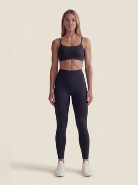 Tona Leggings Womens Black High Waisted Athletic Workout Yoga